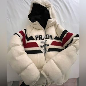 Prada Sweater padded Ski Coat